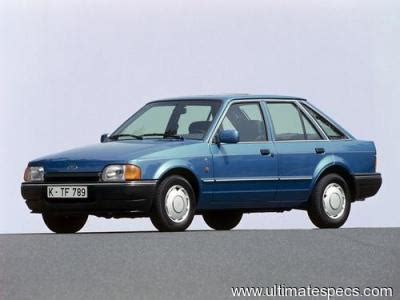 ford escort 1.6 16v ficha técnica|Ford Escort V 1.6i 16v Specs, Performance, Comparisons